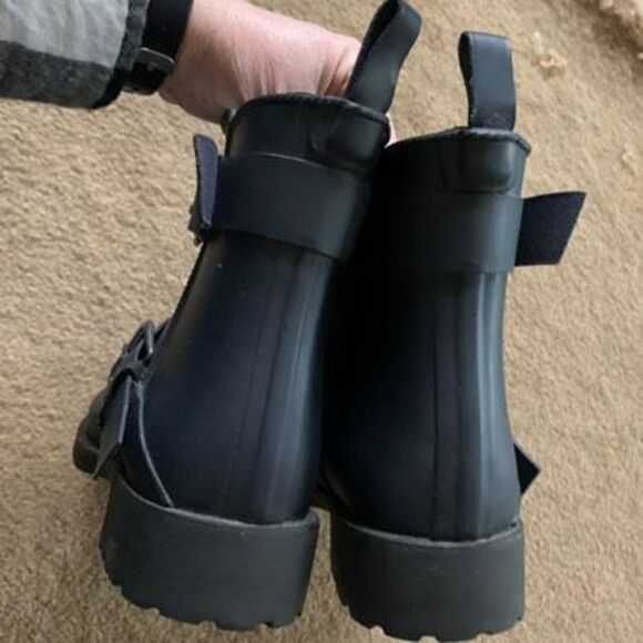 Gentle Souls Best Fun Size Women’s 6M Blue Rubber Boots - Picture 4 of 7